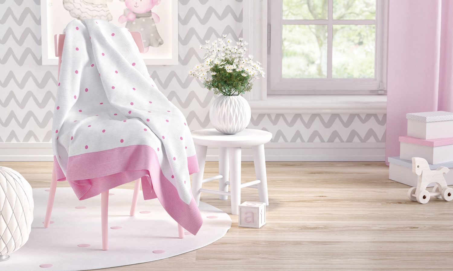 Manta Tricot Amiguinhas 1,20m