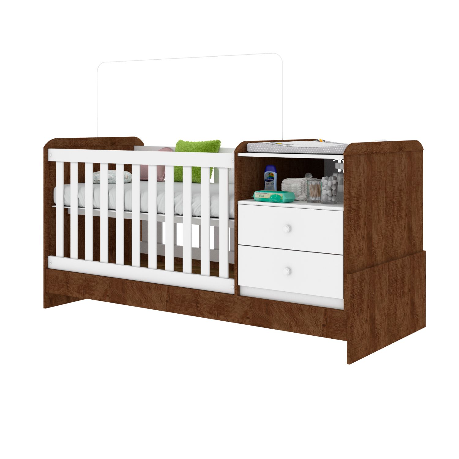 Berço com Trocador Branco Selena - imagem 5