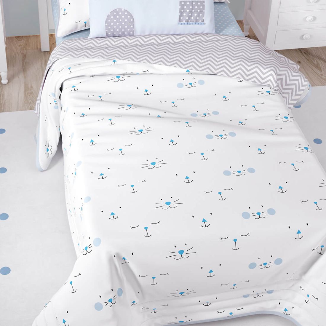 Edredom Infantil Solteiro Amiguinhas