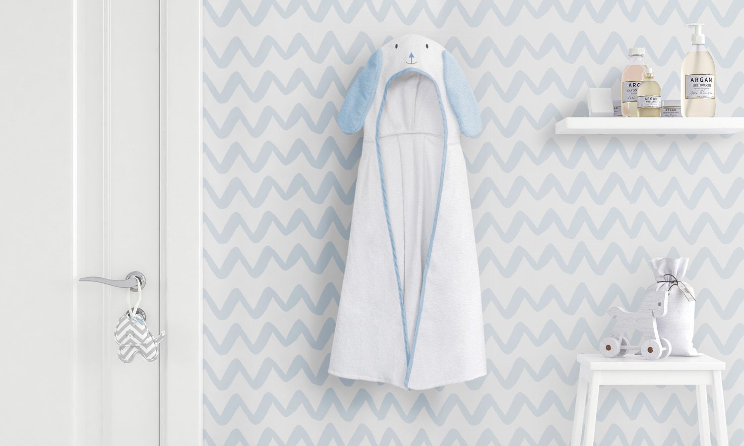 Toalha com Capuz Infantil Amiguinha Cachorrinha 90cm