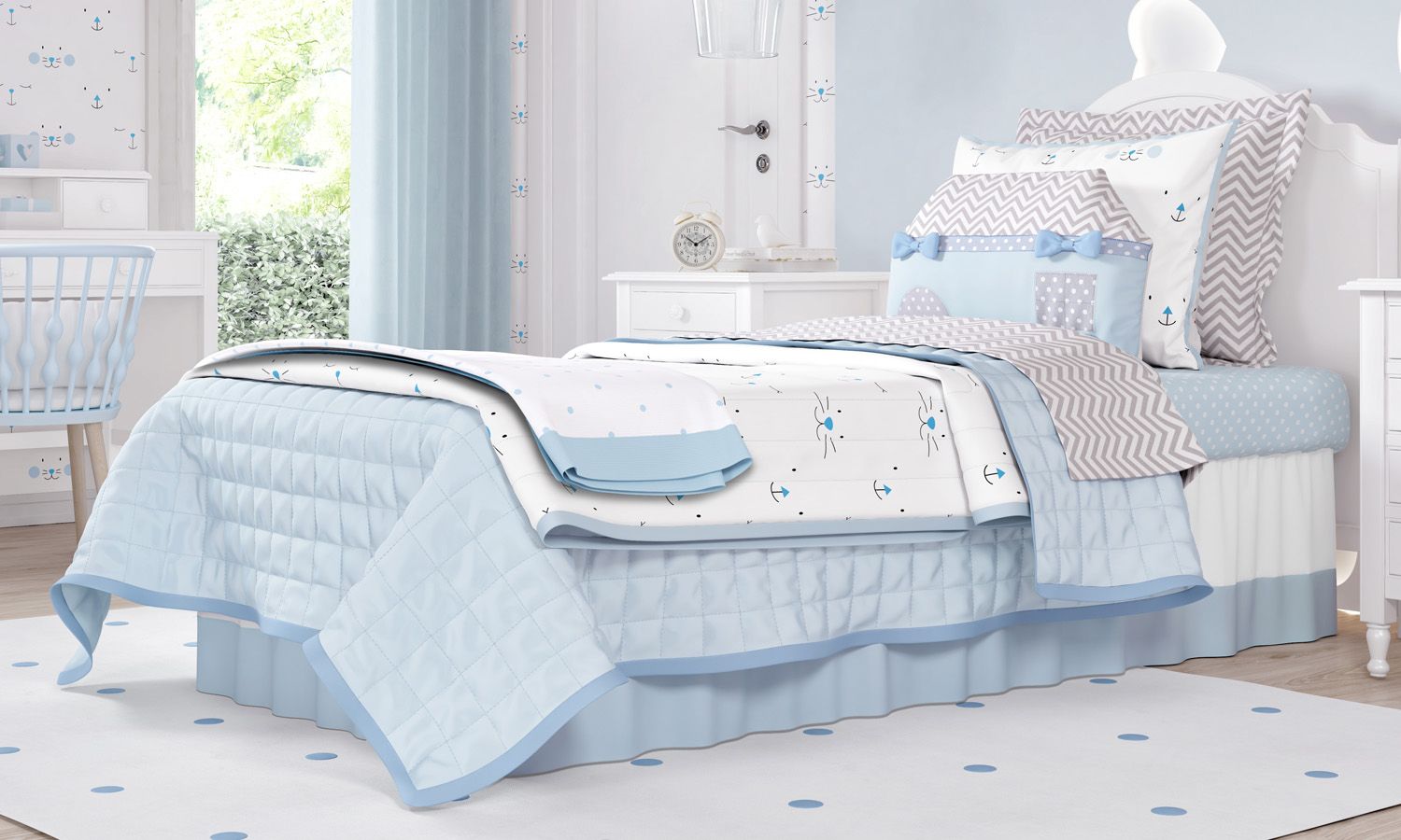 Kit Cama Infantil Solteiro Amiguinhas