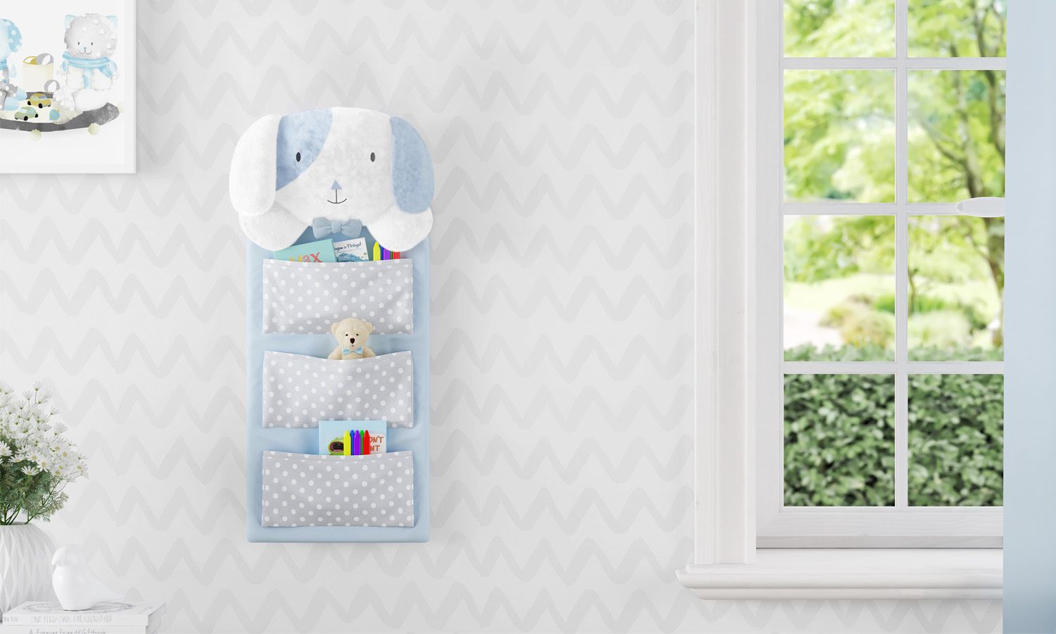 Organizador de Berço Amiguinho Cachorrinho - imagem 2