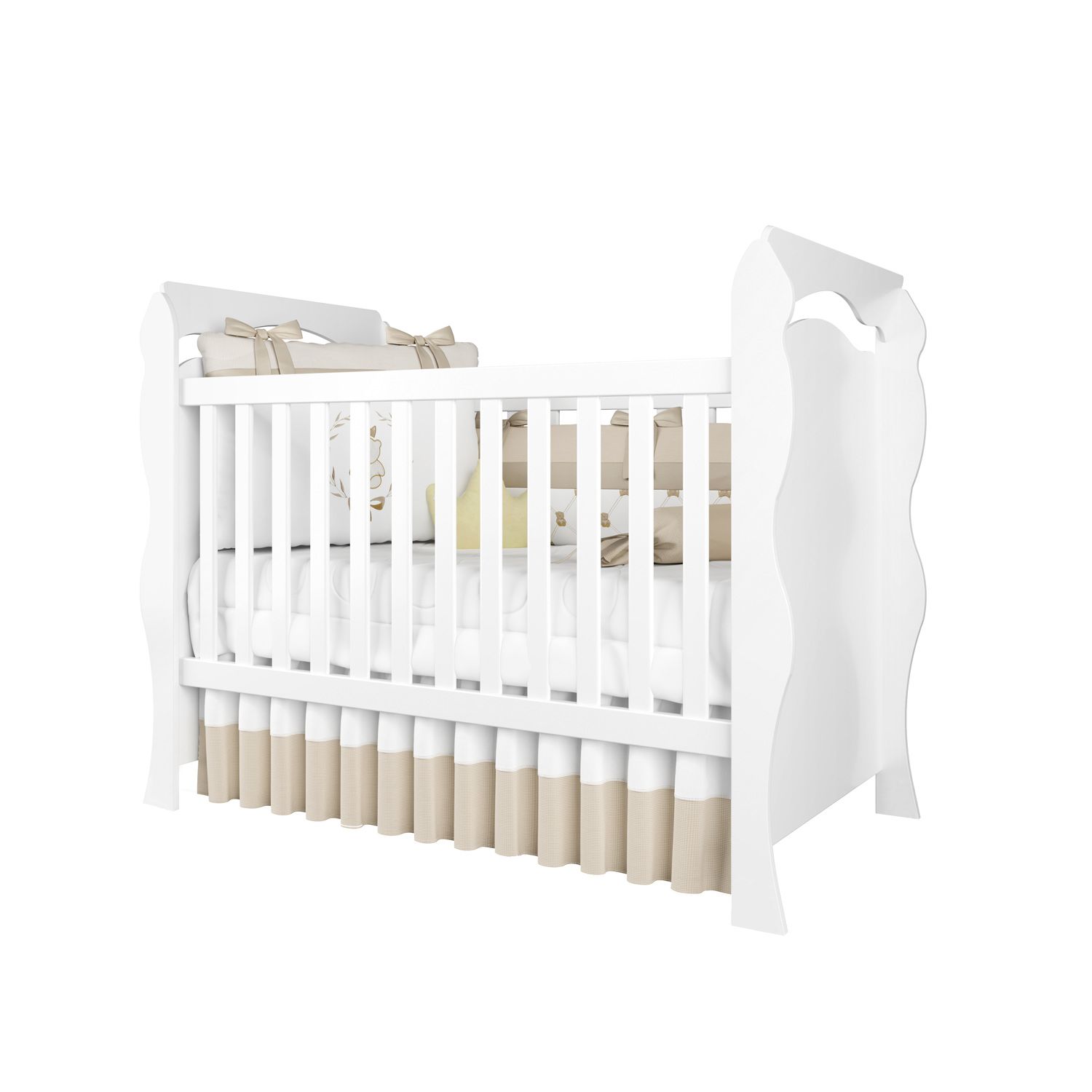 Berço Americano Branco Julie