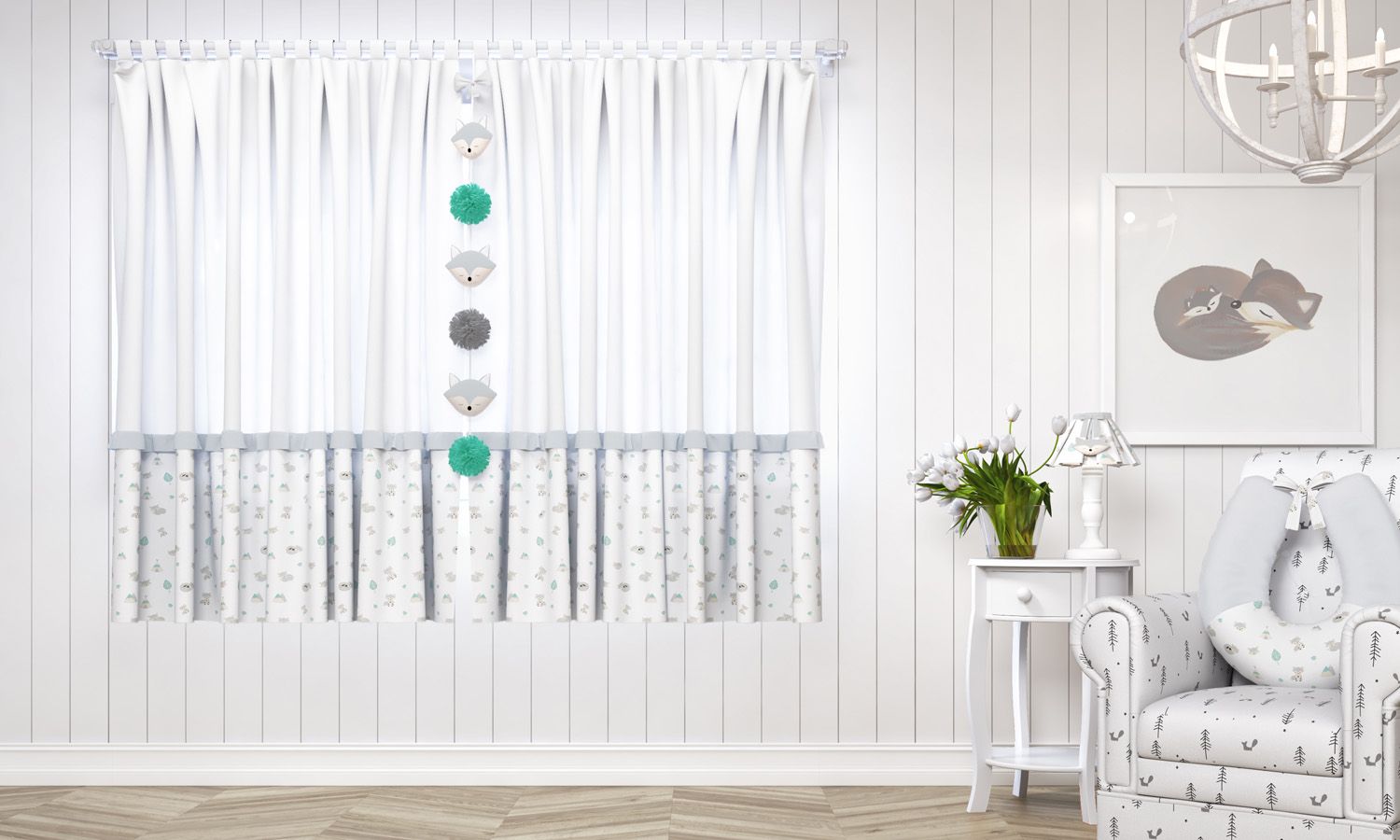 Cortina Raposinha 1,50m