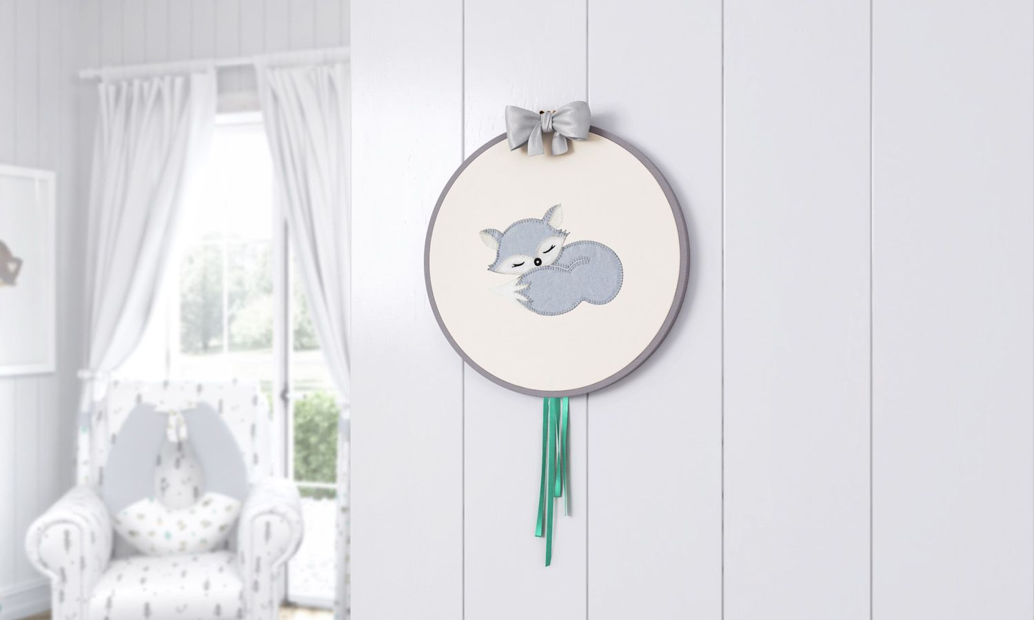 Quadro Bastidor Raposa