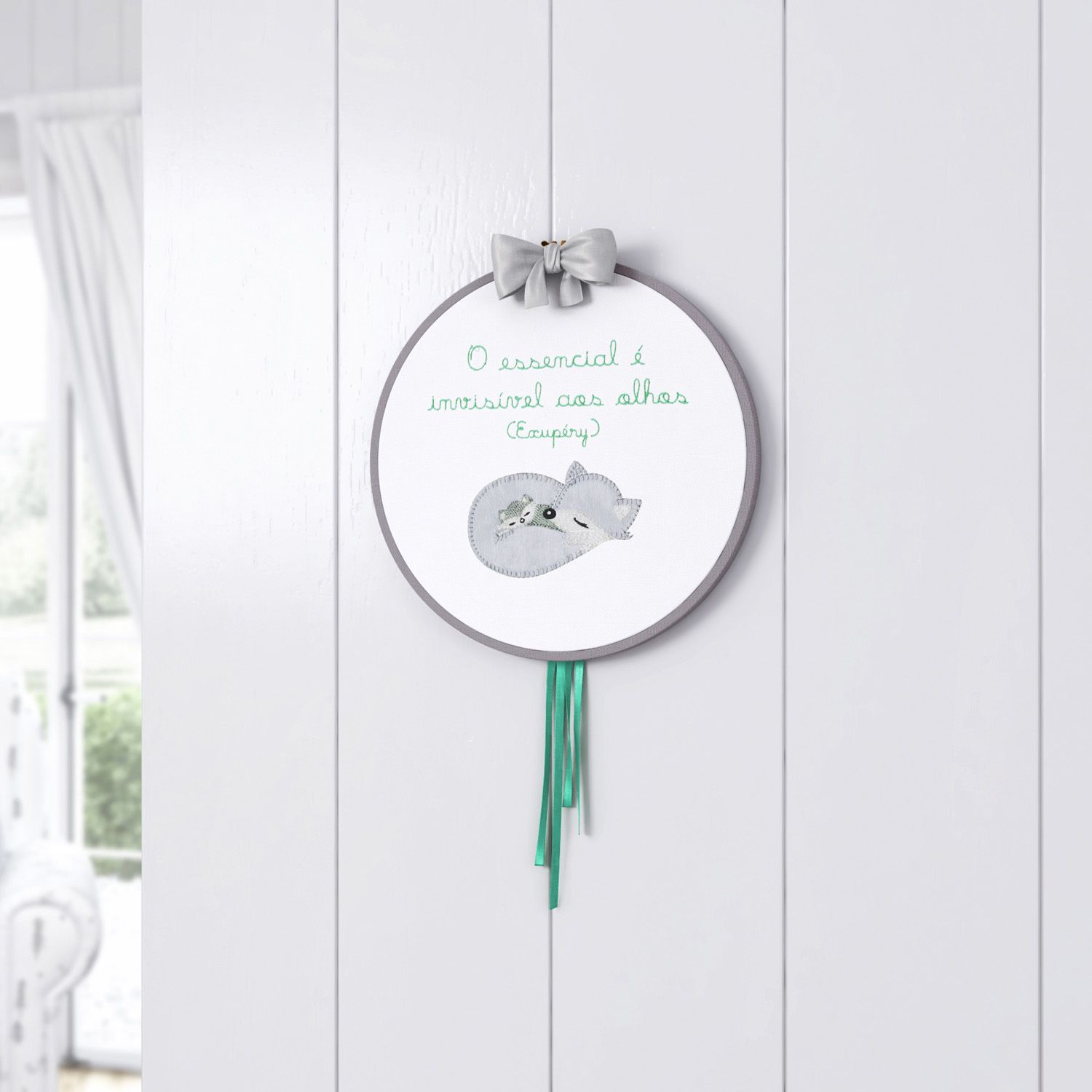 Quadro Bastidor Raposinha