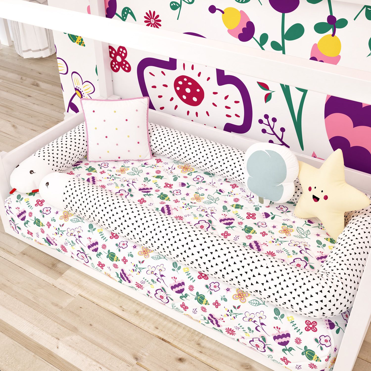 Kit Montessoriano Floral Moderna