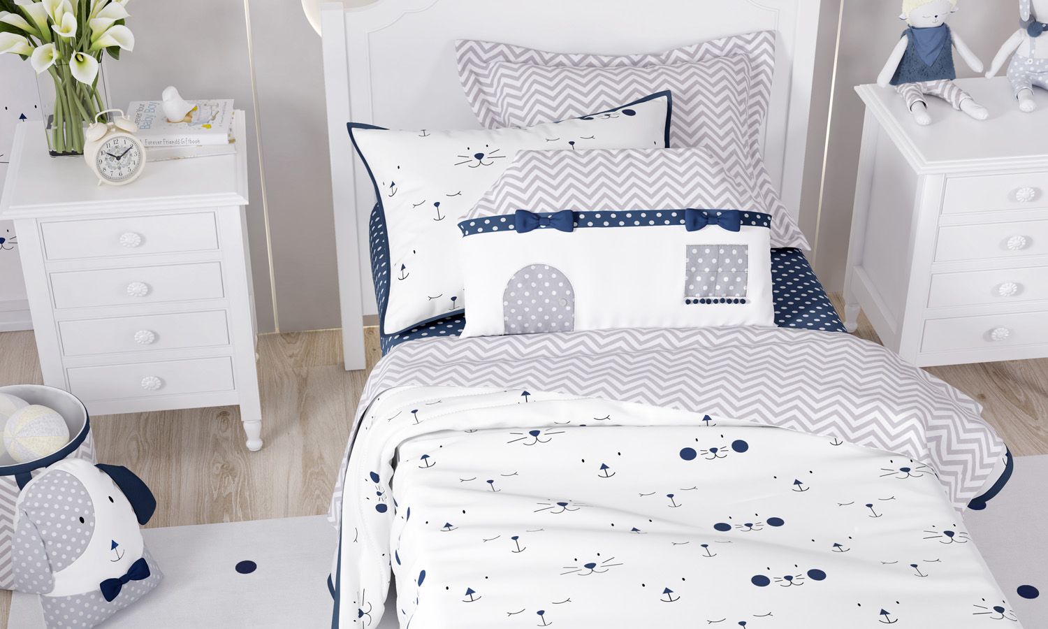 Edredom Infantil Solteiro Amiguinhas