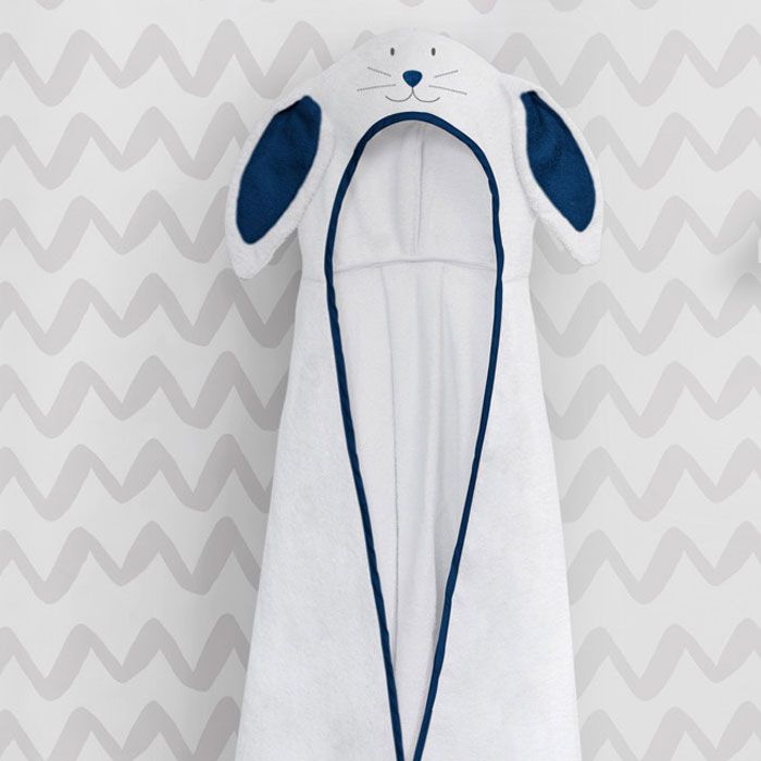 Toalha com Capuz Infantil Amiguinha Coelhinha 90cm
