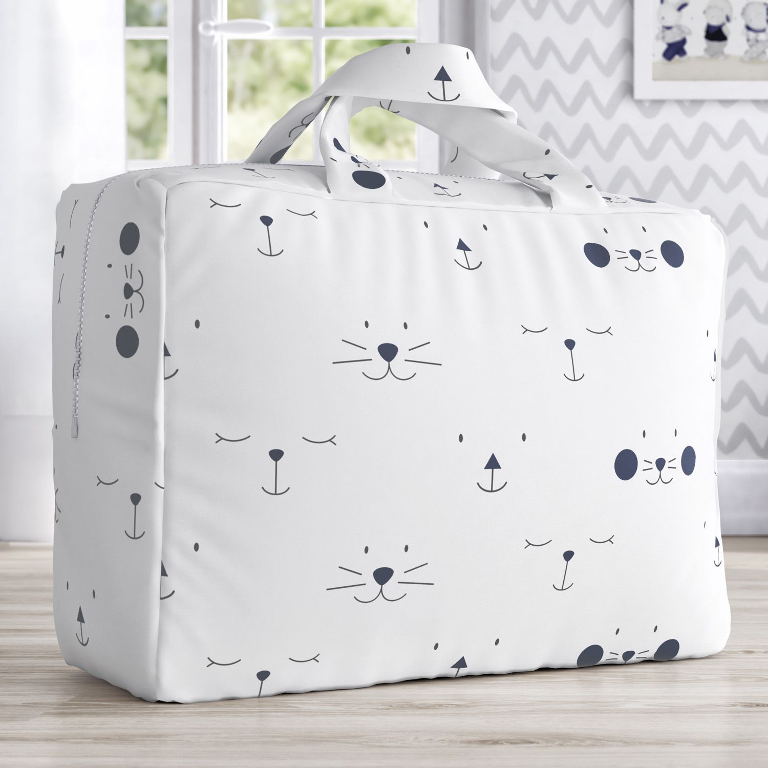 Bolsa de Tecido Infantil Amiguinhos Amarelo 60cm