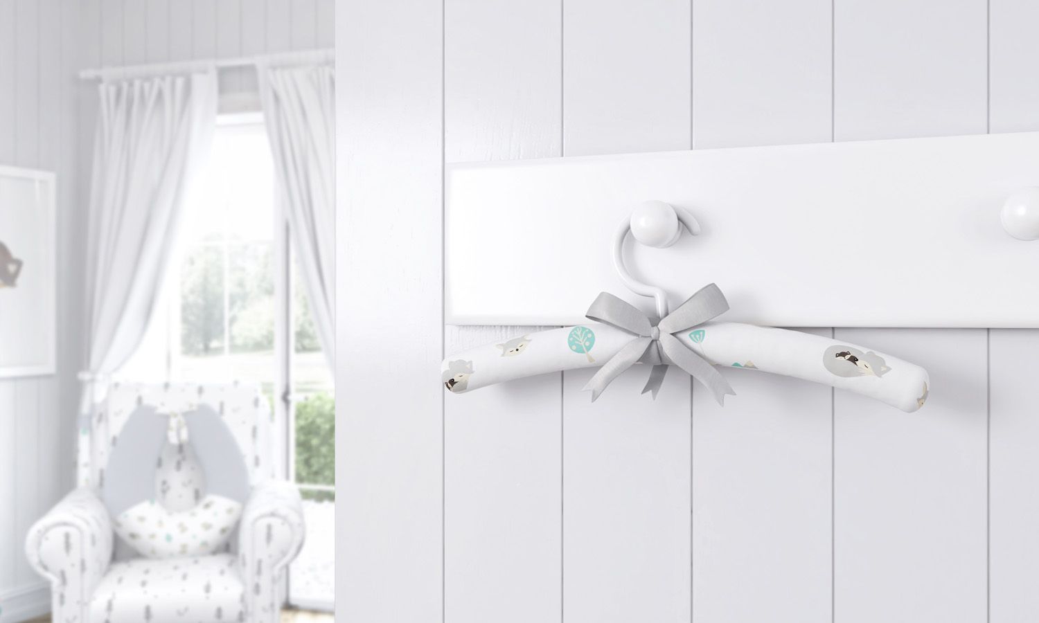 Kit Cabides Raposinha Cinza