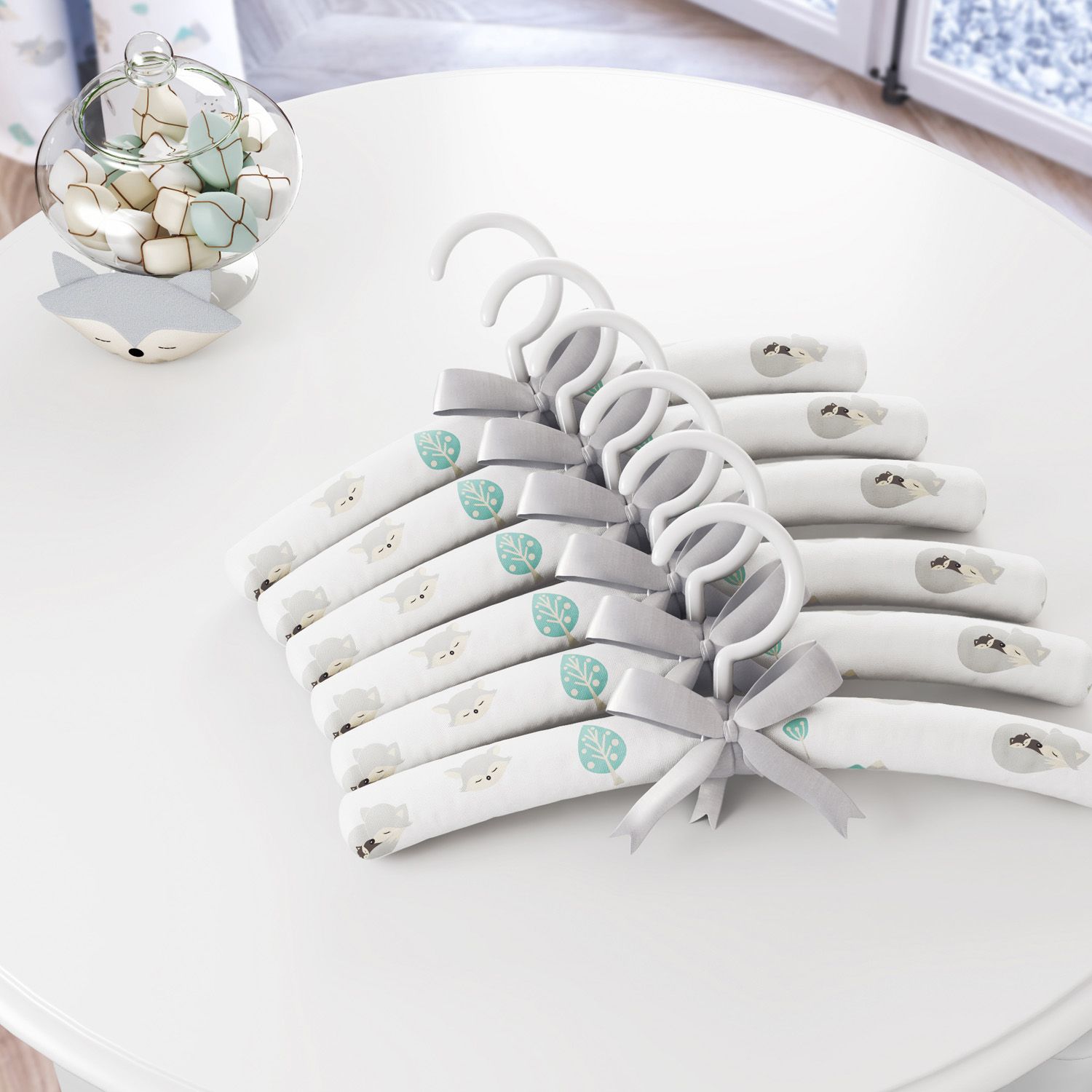 Kit Cabides Raposinha Cinza