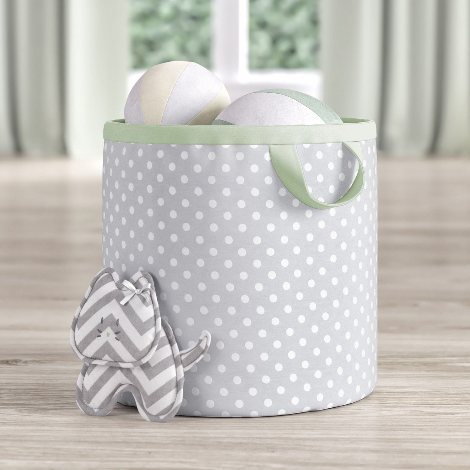 Cesto Organizador para Brinquedos Poá Amiguinhas 24cm