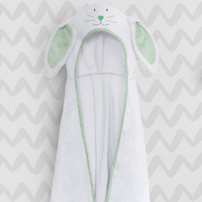 Toalha com Capuz Infantil Amiguinha Coelhinha 90cm