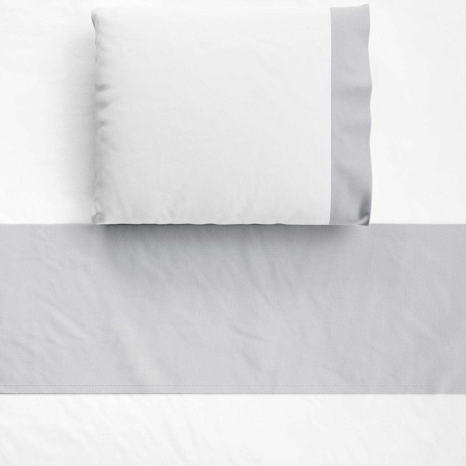 Jogo de Lençol Berço Cinza 3 peças