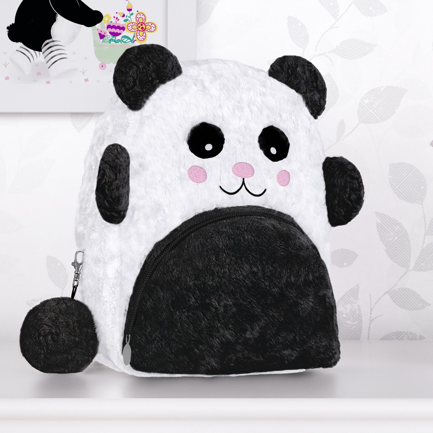 Mochila Infantil Urso Panda 23cm