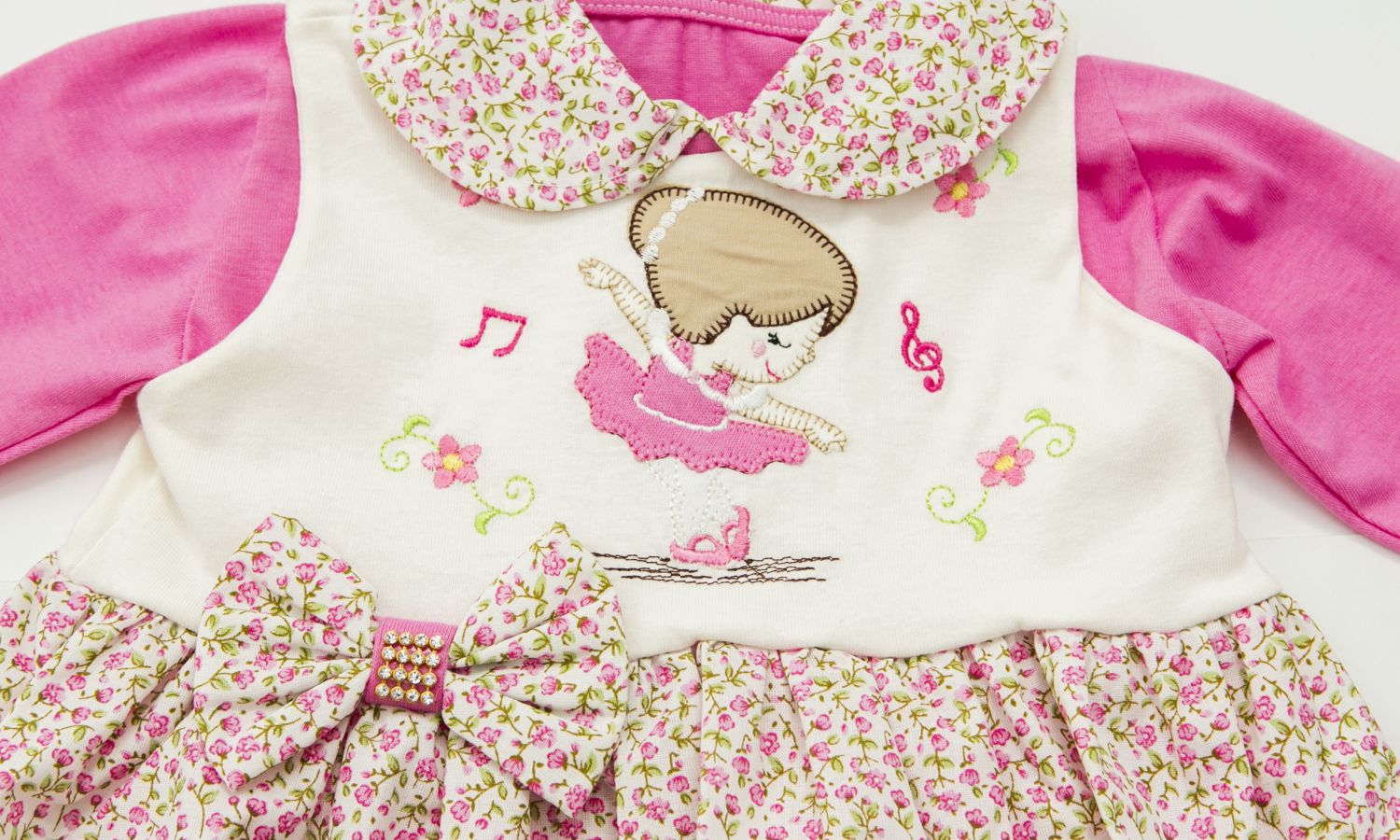 Saída Maternidade Vestido Bailarina Pink