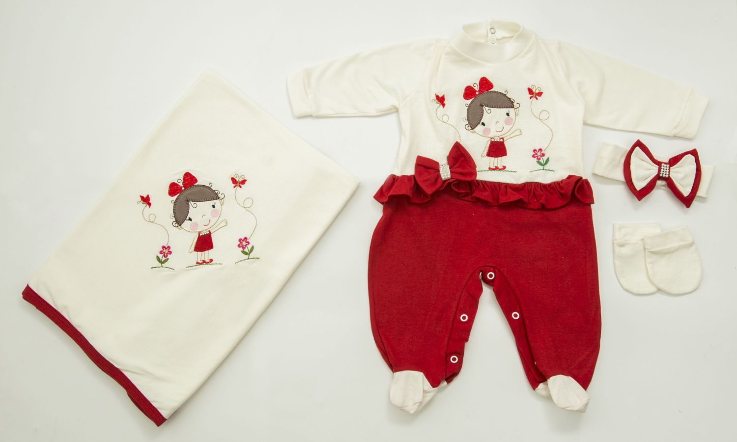 Saída Maternidade Menina no Jardim