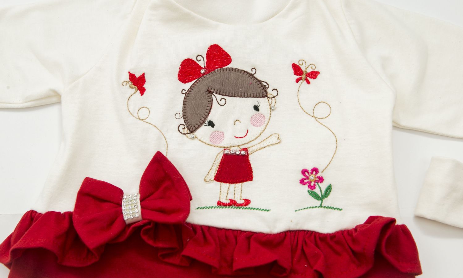 Saída Maternidade Menina no Jardim