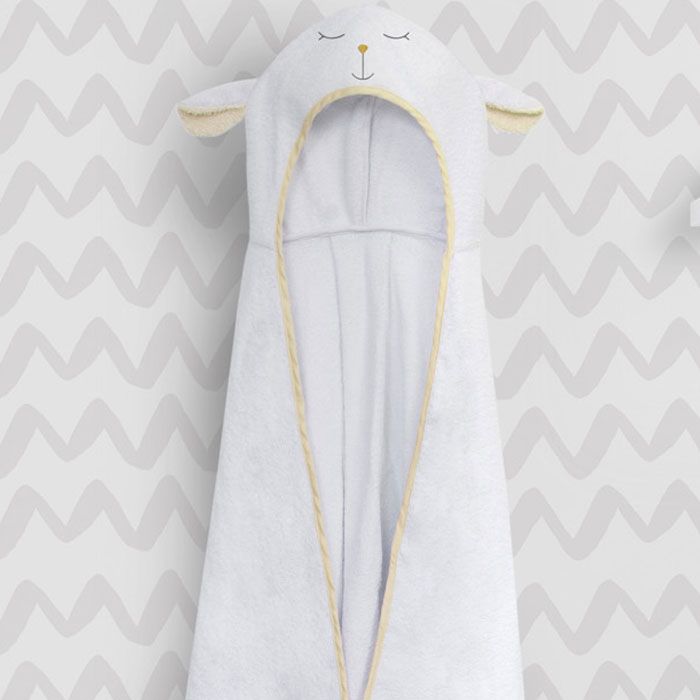 Toalha com Capuz Infantil Amiguinha Ovelhinha 90cm