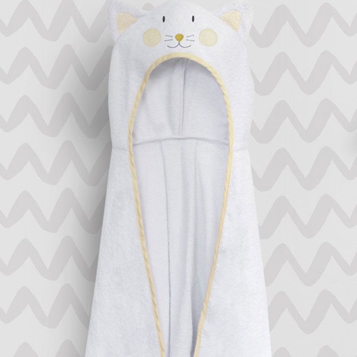 Toalha com Capuz Infantil Amiguinha Gatinha 90cm