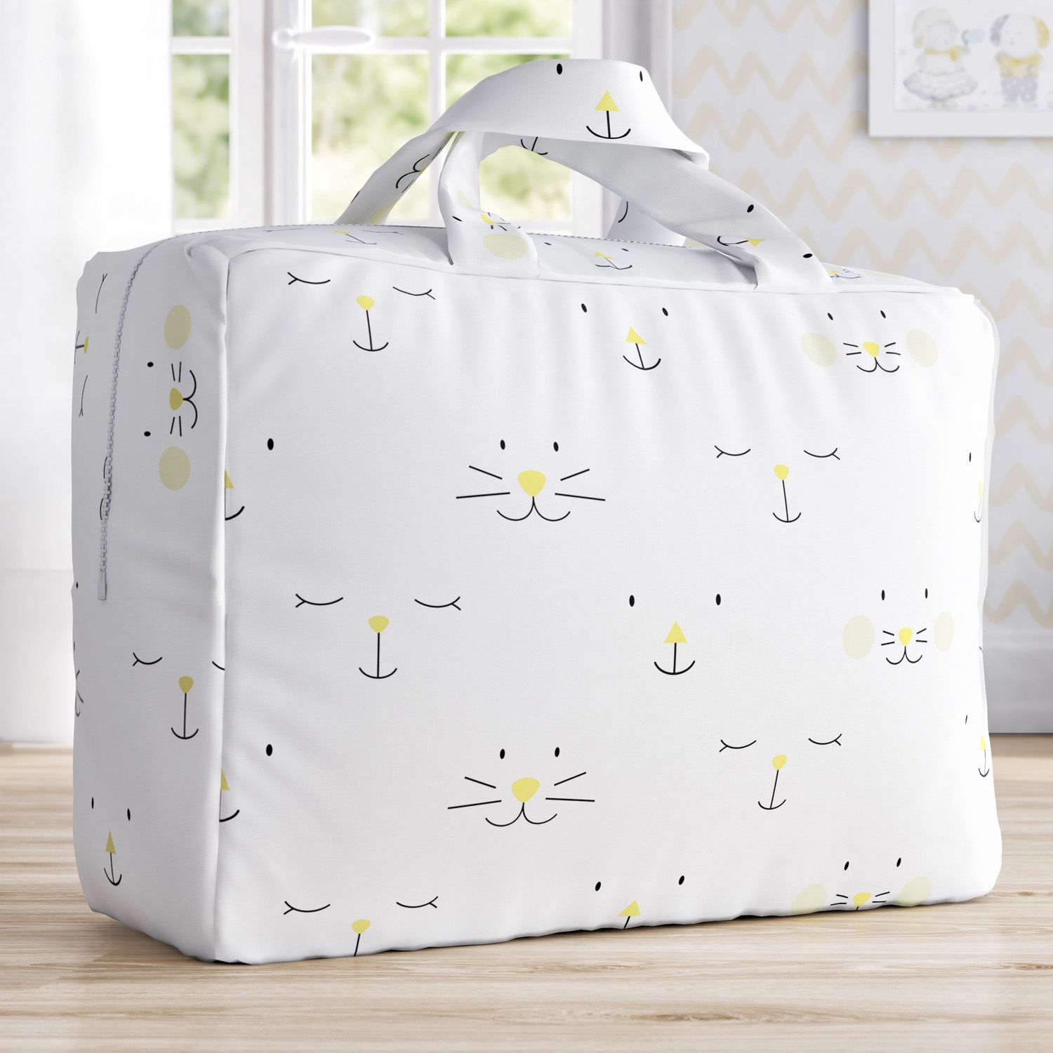 Bolsa de Tecido Infantil Amiguinhos Amarelo 60cm