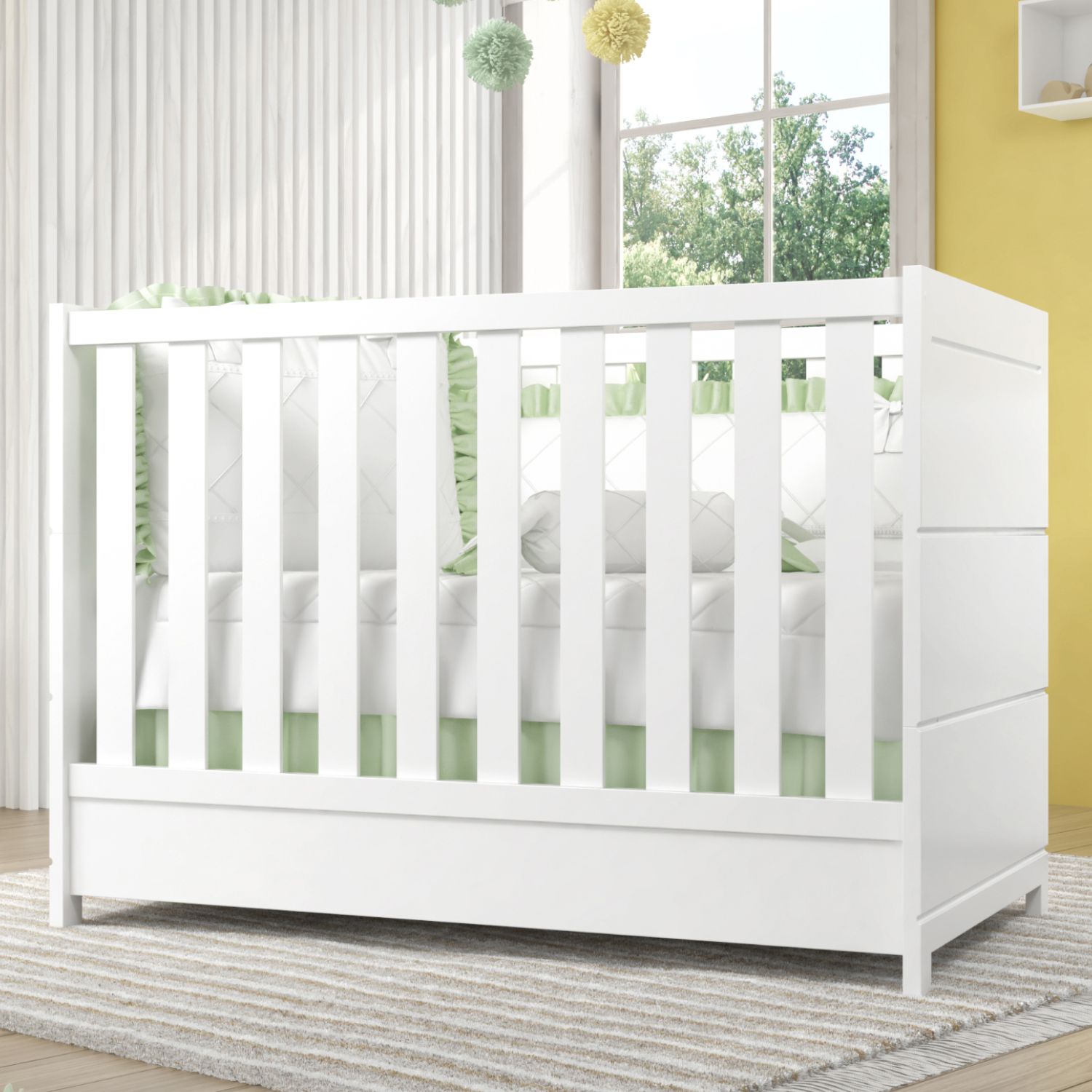 Berço Americano Branco Premier