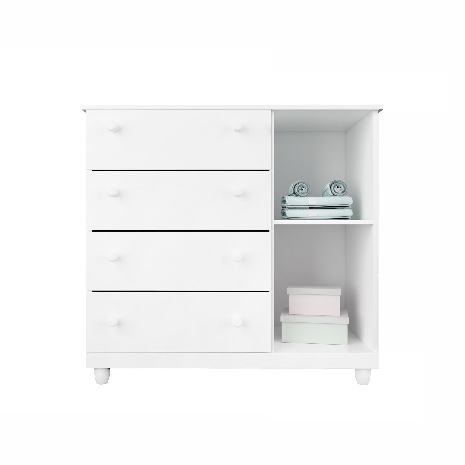 Cômoda Infantil Branco com Porta Premier