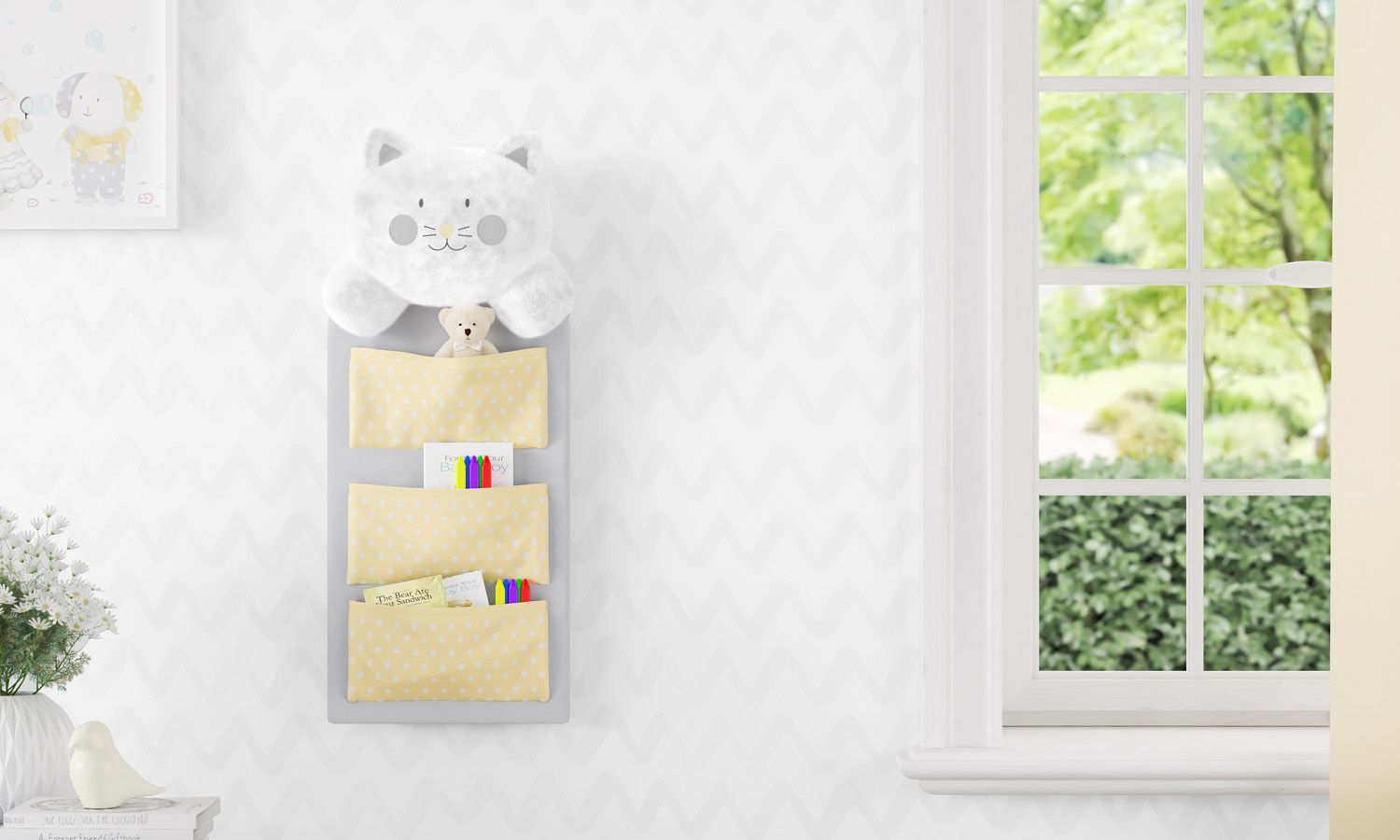 Organizador de Berço Amiguinha Gatinha