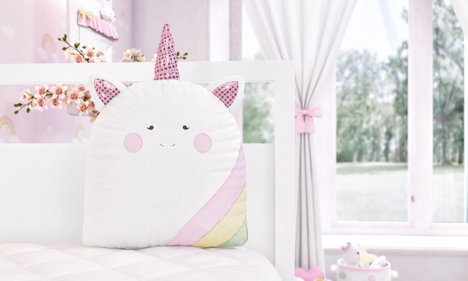 Kit Berço Amiguinhas Unicórnio