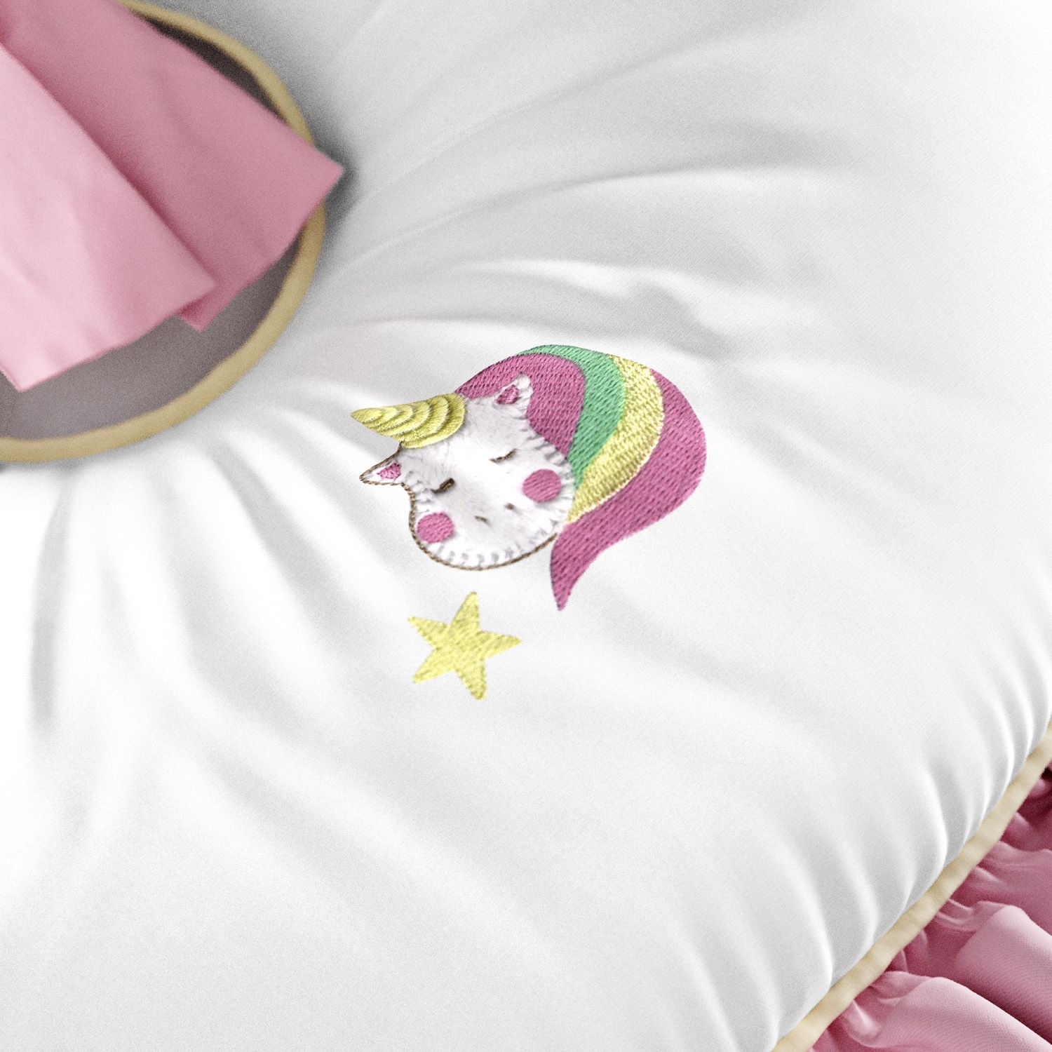 Almofada Amamentação Amiguinhas Unicórnio