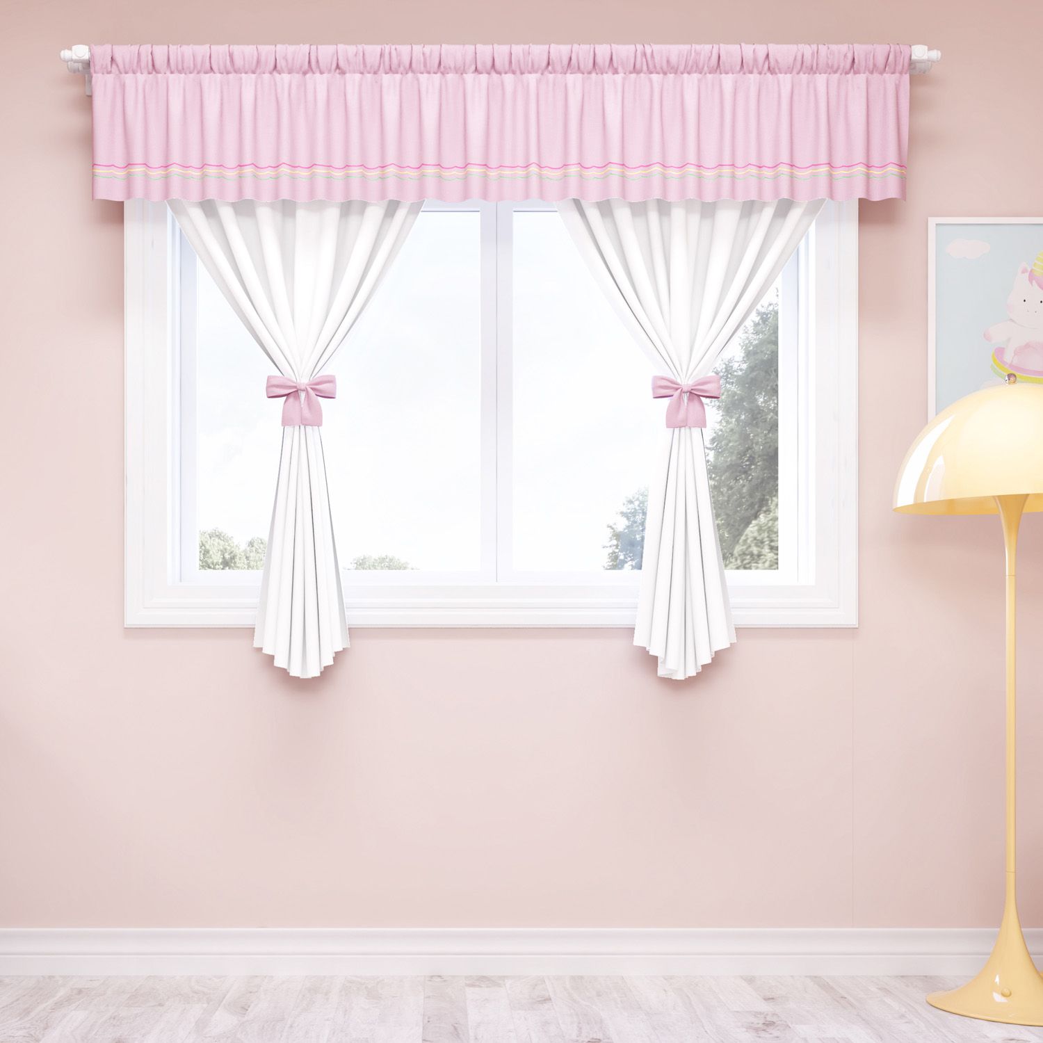 Cortina Amiguinhas Unicórnio 1,50m