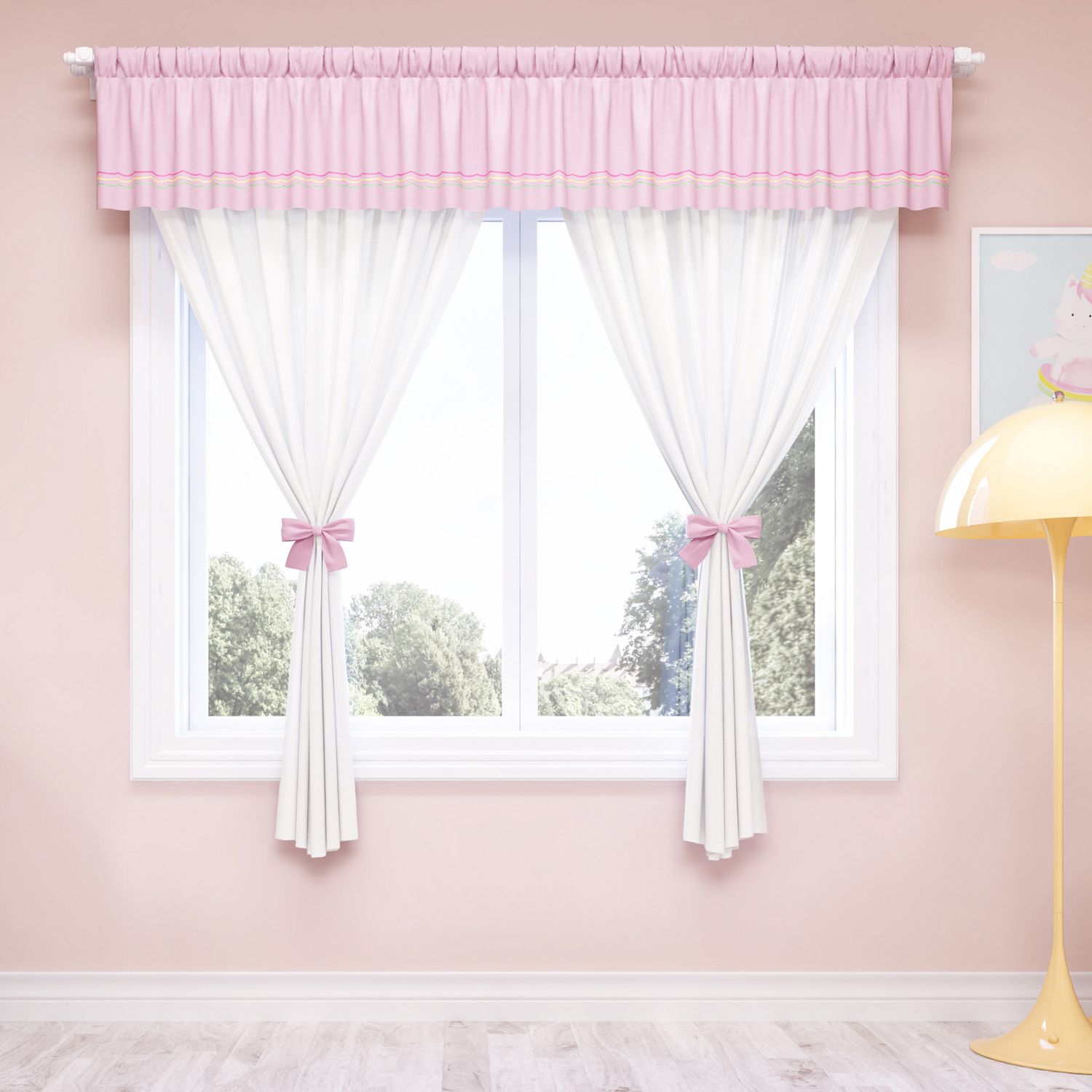 Cortina Amiguinhas Unicórnio 1,50m