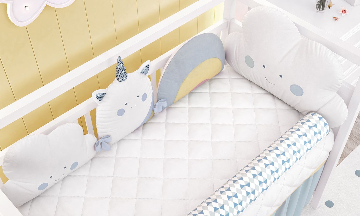 Kit Berço Amiguinhas Unicórnio