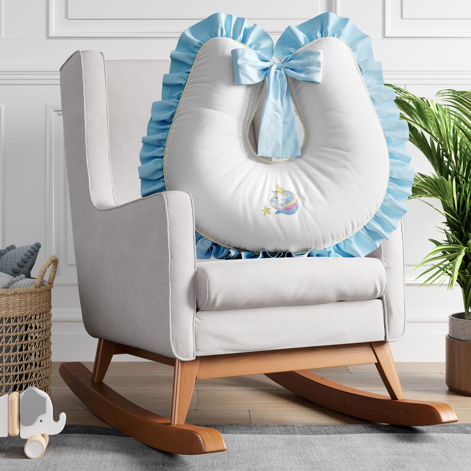 Almofada Amamentação Amiguinhas Unicórnio