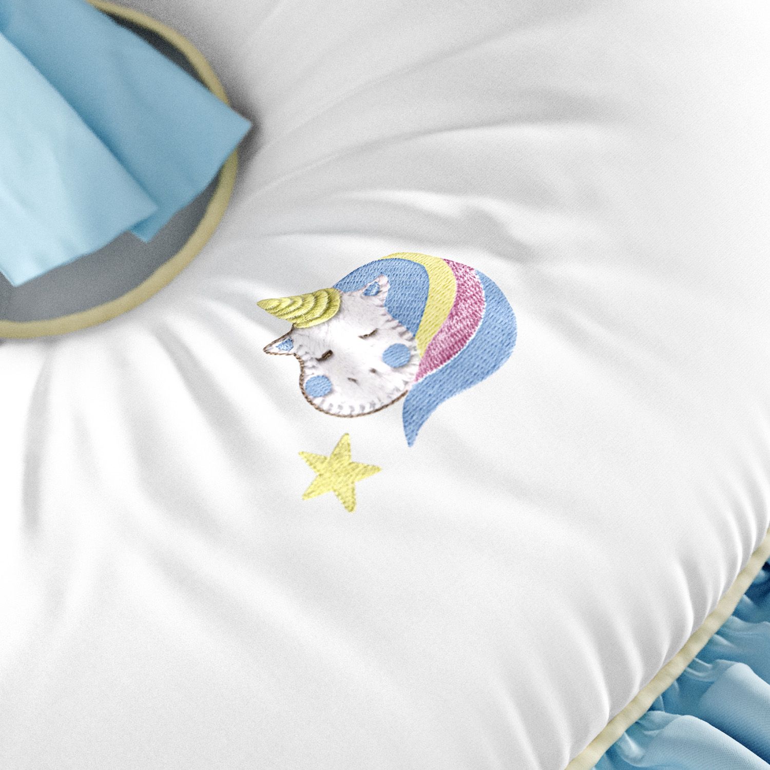 Almofada Amamentação Amiguinhas Unicórnio