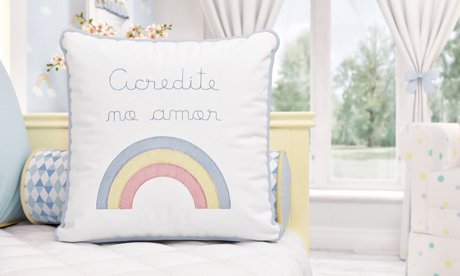Almofada Arco-Íris 38cm