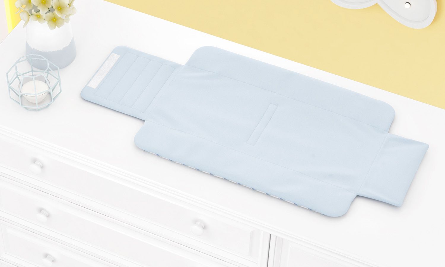 Trocador de Fraldas Portátil Estampa Triângulo 85x40cm