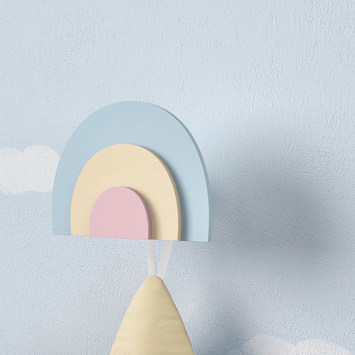 Cabideiro de Parede Arco-Íris