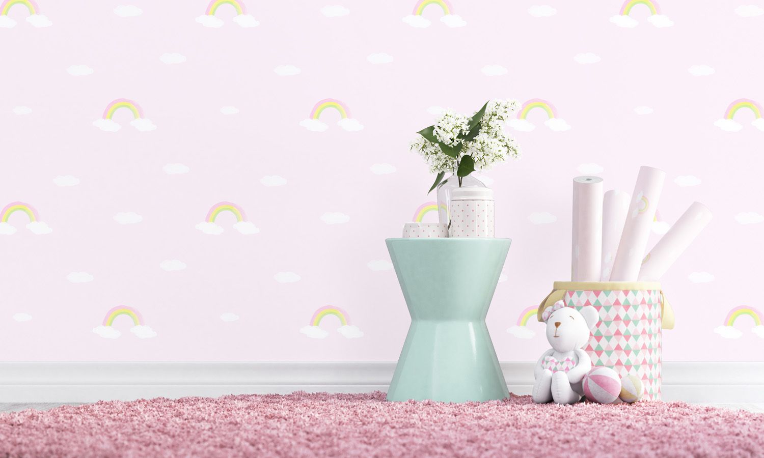 Papel de Parede Arco-Íris 3m