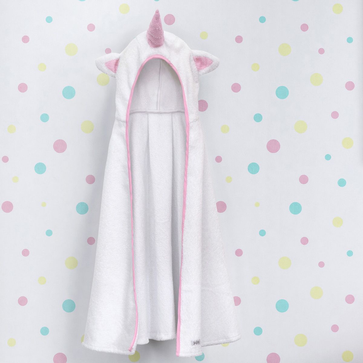 Toalha com Capuz Infantil Amiguinhas Unicórnio 90cm