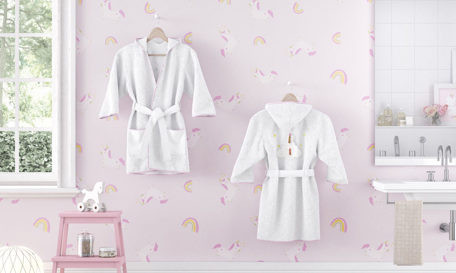 Roupão Amiguinhas Unicórnio