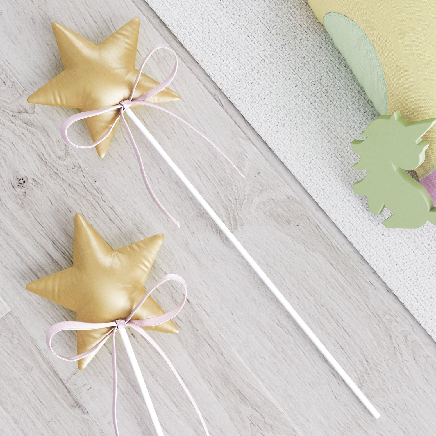 Varinha Mágica Estrelinha Dourada 36cm 1 Peça