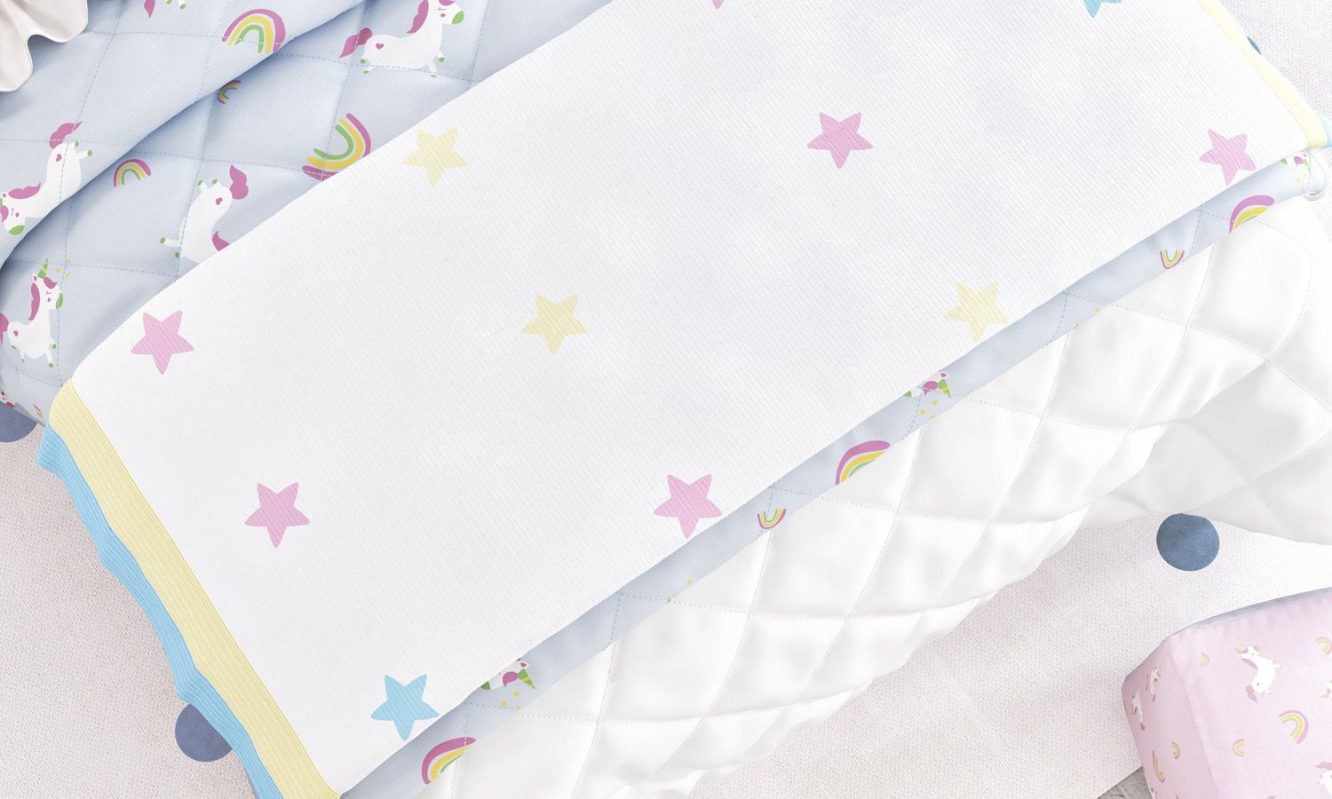 Manta Bebê Tricot Estrelinhas 1m