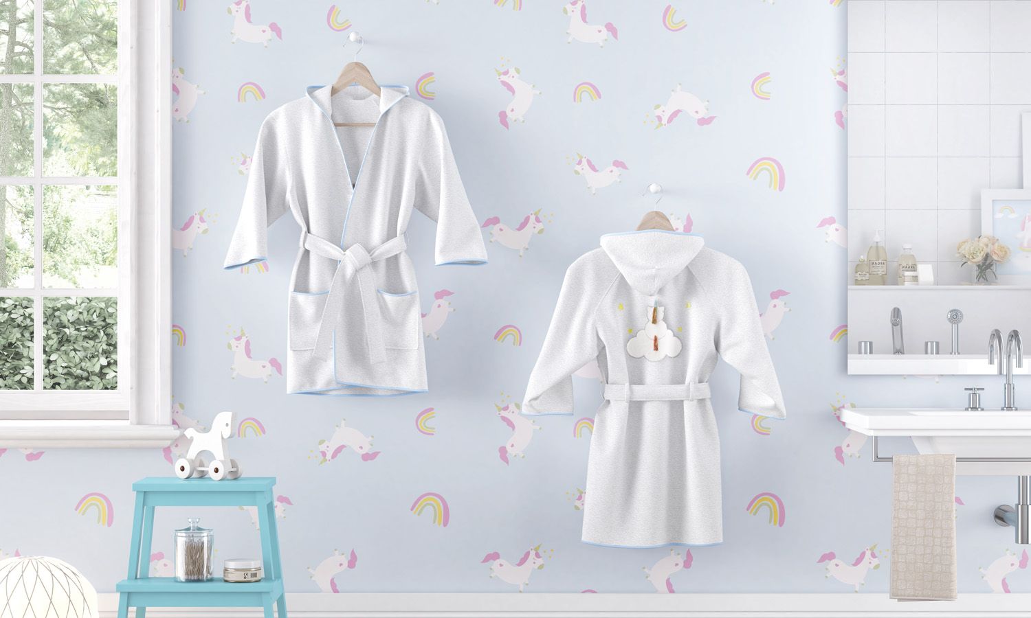 Roupão Amiguinhas Unicórnio