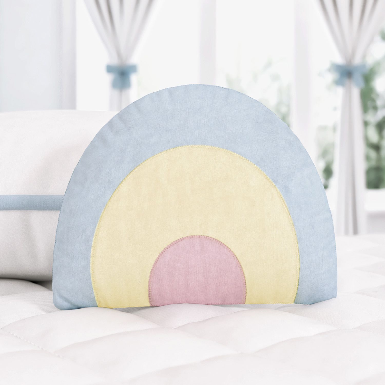 Almofada Formato Arco-Íris 25cm