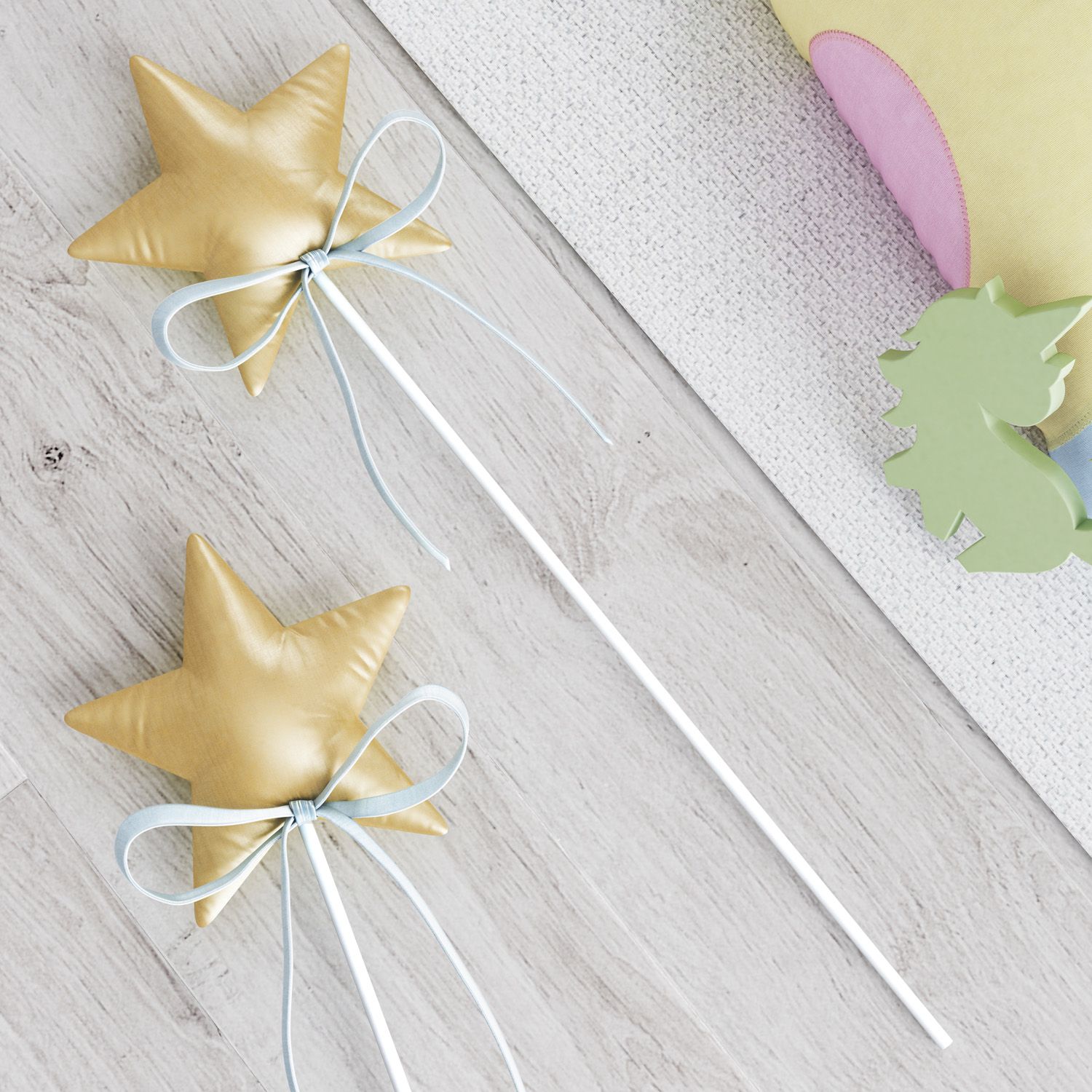 Varinha Mágica Estrelinha Dourada 36cm 1 Peça