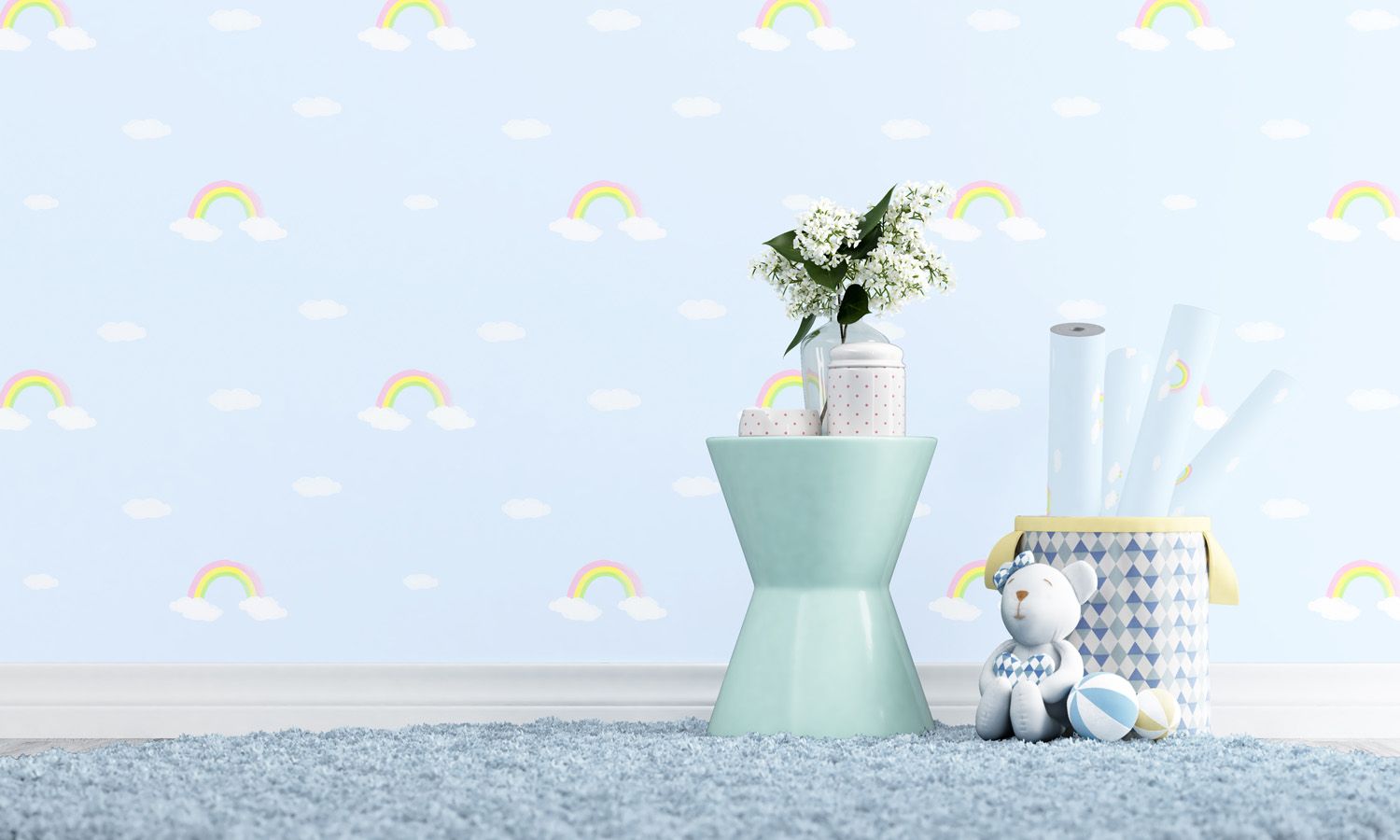 Papel de Parede Arco-Íris 3m