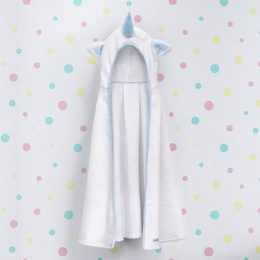 Toalha com Capuz Infantil Amiguinhas Unicórnio 90cm