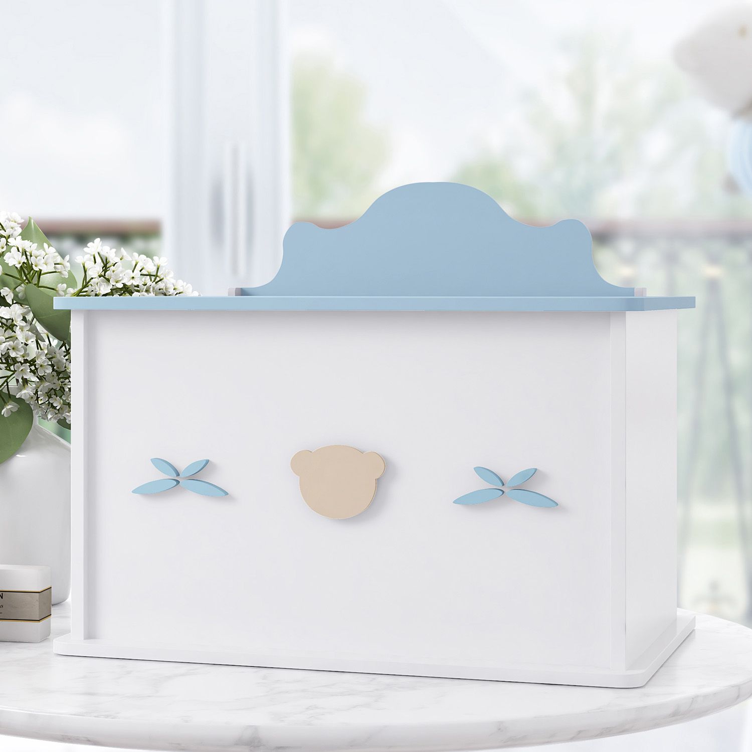 Farmacinha Urso Luxo Azul Marinho